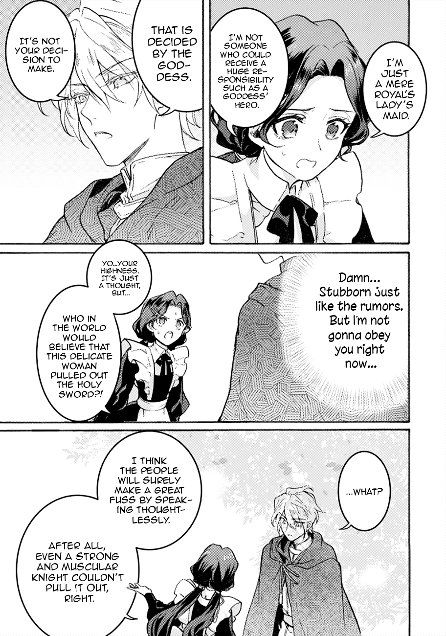 I'm a Lady's Maid, but I've Pulled Out the Holy Sword! Chapter 1 28